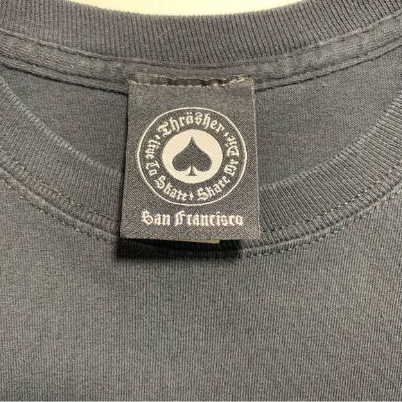 Thrasher Skateboard Magazine Long Sleeve Tee Shirt Small - Picture 7 of 9